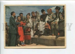 3109079 EASTERN EUROPE native people in dress Old colorful PC