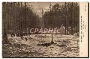 Paris Postcard Old Musee du Luxembourg Pierre Lagarde Retirement