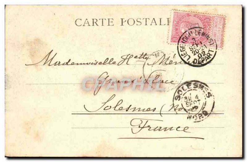Old Postcard Liege Government