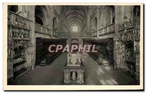 Postcard Ancient Church Of Brou Nef for the Choir