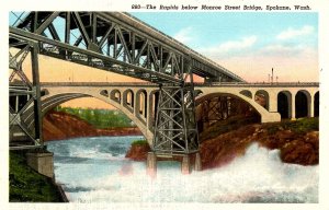 WA - Spokane. Rapids Below Monroe Street Bridge