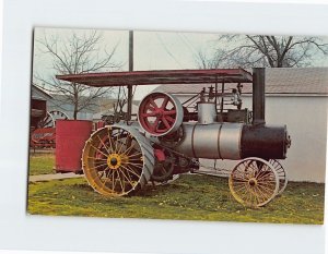 Postcard Russell Steam Traction Engine, Pioneer Village, Minden, Nebraska