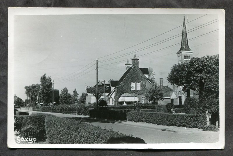 dc245 - GARYP Netherlands near Bergum 1954Street View. Real Photo Postcard