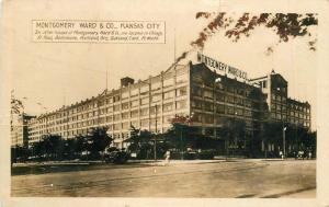 C-1910 Montgomery Ward  Kansas City Missouri Department Store RPPC 584