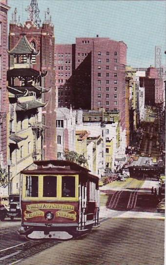 California San Francisco California Street Cable Car