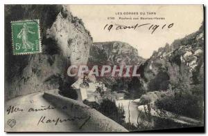Old Postcard The Tarn Gorges Rocks the High Baumes