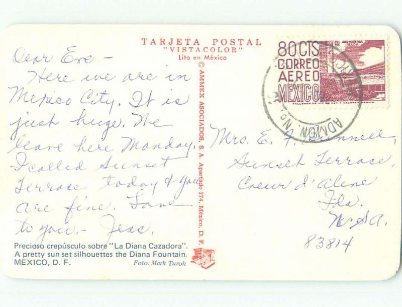 Pre-1980 NICE VIEW Mexico City Mexico i4065