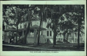 Daytona Florida FL The Howard AD Promo Postcard Size c1915 Card