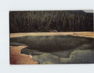 Postcard Emerald Pool Black Sand Basin Yellowstone National Park Mammoth WY USA