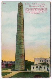 1907-15 Battle of Bunker Hill Monument Charlestown MA Revolutionary War DB RARE 