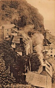 CLOVELLY DEVON ENGLAND~FROM THE CLIFF~G S REILLY-MAJESTIC SERIES PHOTO POSTCARD