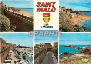 Modern Postcard Saint Malo Les Remparts