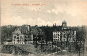 Postcard Kalamazoo College in Kalamazoo, Michigan