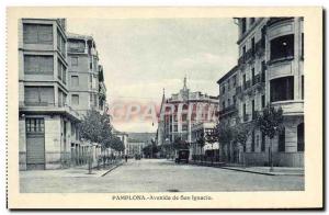 Old Postcard Pamplona Avenida San lgnacio