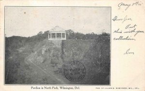 PAVILION IN NORTH PARK WILMINGTON DELAWARE POSTCARD 1905