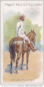 Player Vintage Cigarette Card Riders Of The World 1905 No 3 Ceylon Planter