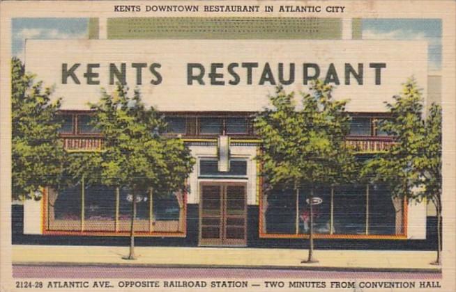 New Jersey Atlantic City  Kents Downtown Restaurant 2124 Atlantic Avenue