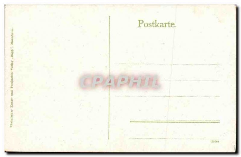 Old Postcard Festhalle Landau