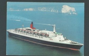 2000 Post Card Queen Elizabeth 2 Posted On Board 4 X 6