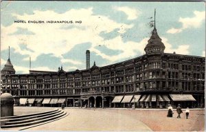 Postcard HOTEL SCENE Indianapolis Indiana IN AM6622