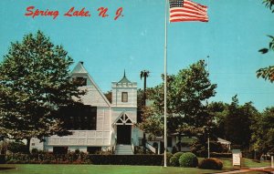 Vintage Postcard St. Andrew's Methodist Church Spring Lake New Jersey Parlin Pub