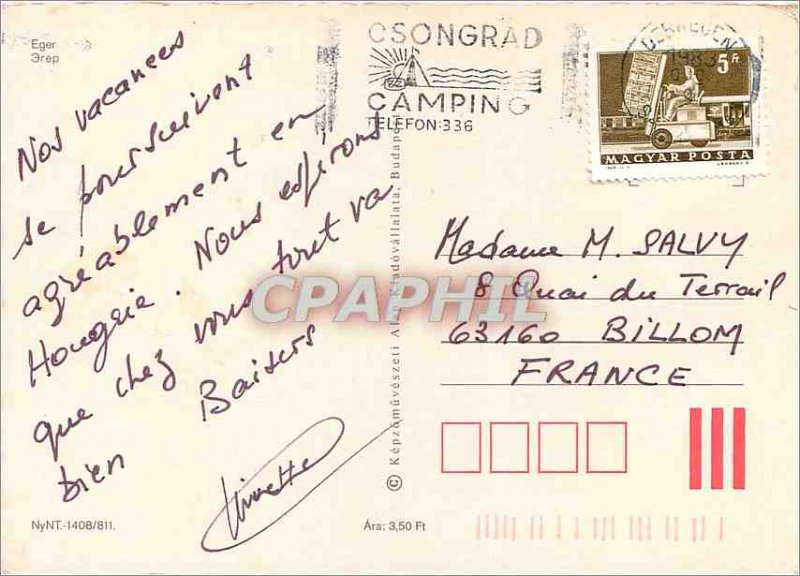 Modern Postcard Eger