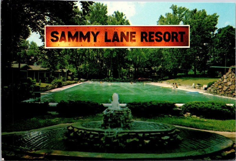 Sammy Lane Resort in Branson MO Postcard PC205