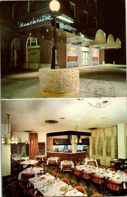 Manchester Motor Inn Downtown Middletown OH c1962 Vintage Postcard H02