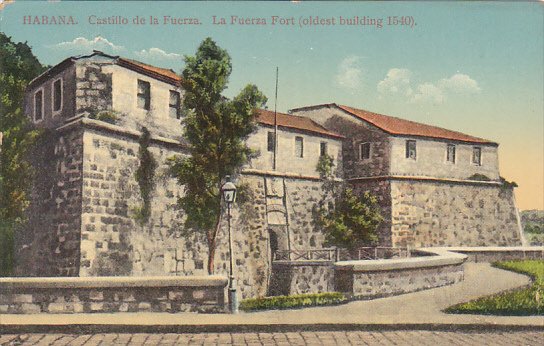 Cuba Havana La Fuerza Fort Oldest Building 1540