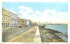 Havana Republic of Cuba Malecon Gulf Drive  Malecon Gulf Drive