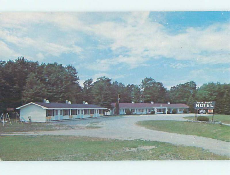 Unused Pre-1980 ALGER FALLS MOTEL Munising Michigan MI n9130