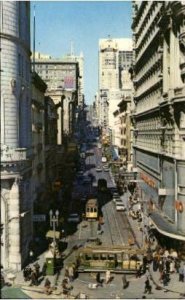 Cable Car at the Turntable - San Francisco, California CA  