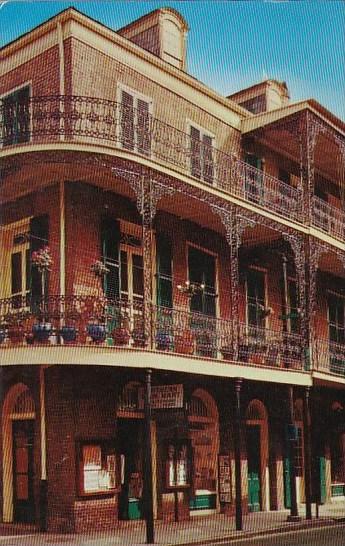 Louisiana New Orleans Delicate Lace Balconies 1958