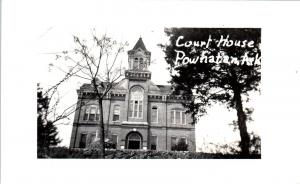 RPPC POWHATAN, AR Arkansas    COURT HOUSE View    c1950s   Postcard