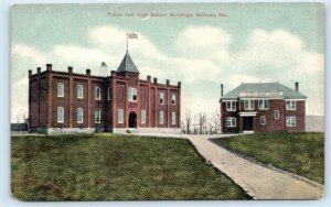 SULLIVAN, MO Missouri ~ HIGH SCHOOL & PUBLIC Buildings c1910s  Postcard