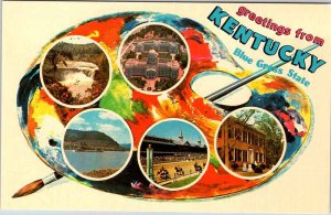 Postcard TOURIST ATTRACTION SCENE Frankfort Kentucky KY AK1635