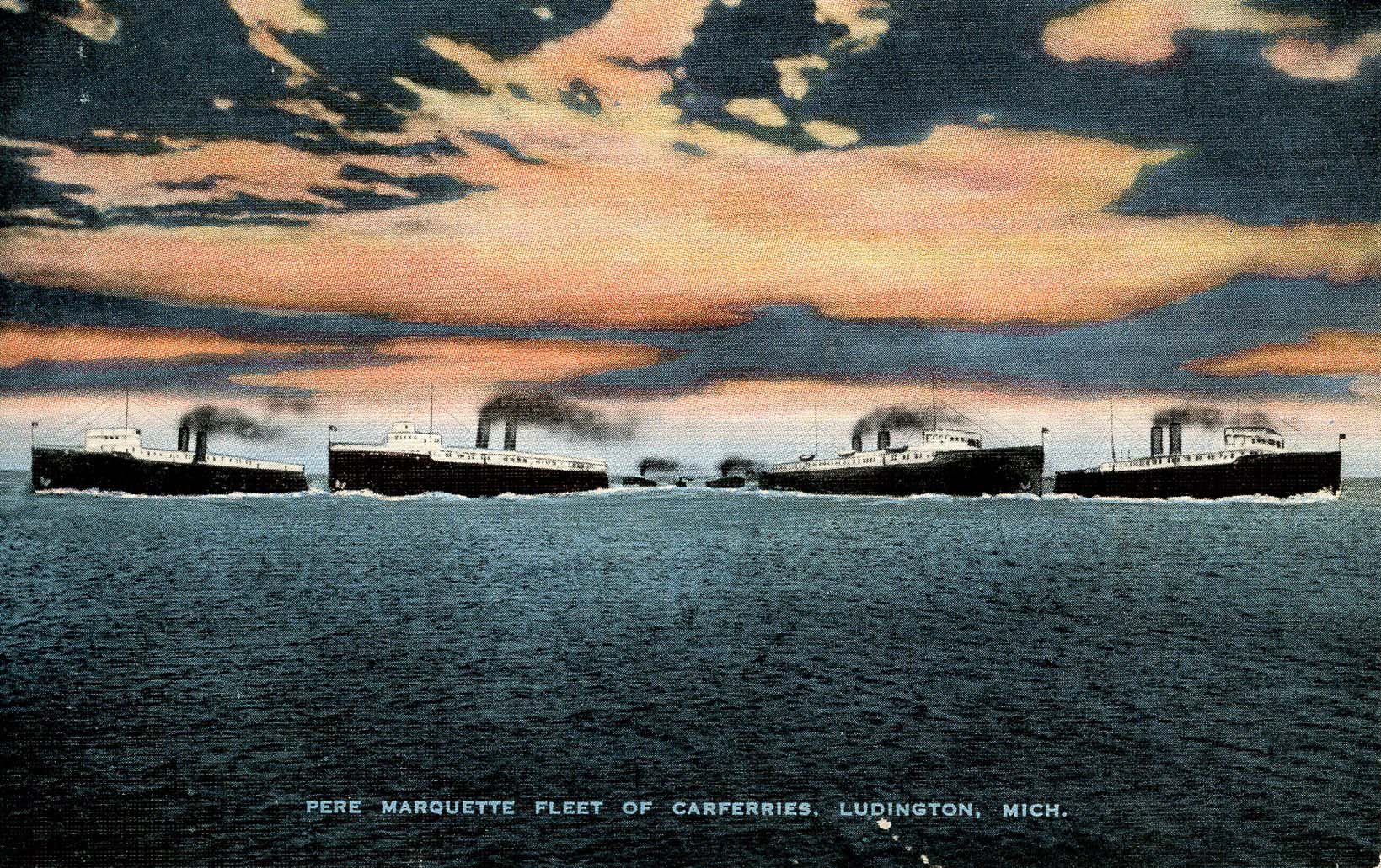 MI Ludington. Marquette Fleet of Car Ferries Topics