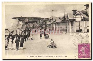 Old Postcard Mers les Bains The Esplanade and Casino