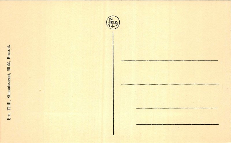 Lot 38 belgium  the mill and the church windmill Knokke