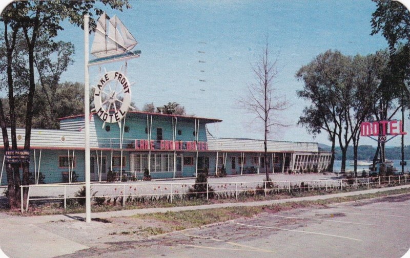 New York Cooperstown Lake Front Motel 1957 sk6055