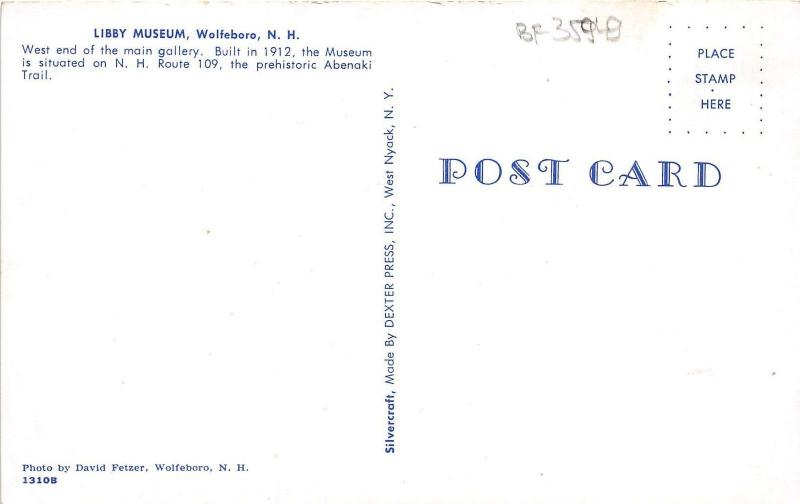 BF35949 Library museum walfeboro N H  USA  front/back scan