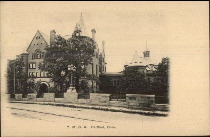 Hartford CT YMCA c1905 Postcard