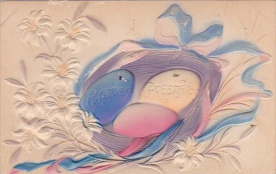 Easter Embossed Easter Eggs 1910