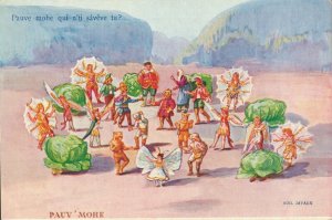 Artist Signed Fantasy Parade Vintage Postcard 06.59