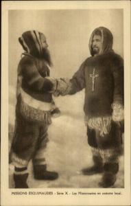 North Canada Mission Oblats Eskimo Life Ethnography French c1915 Postcard #10