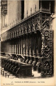 CPA Cathédrale de RODEZ - Les Stalles (109420)