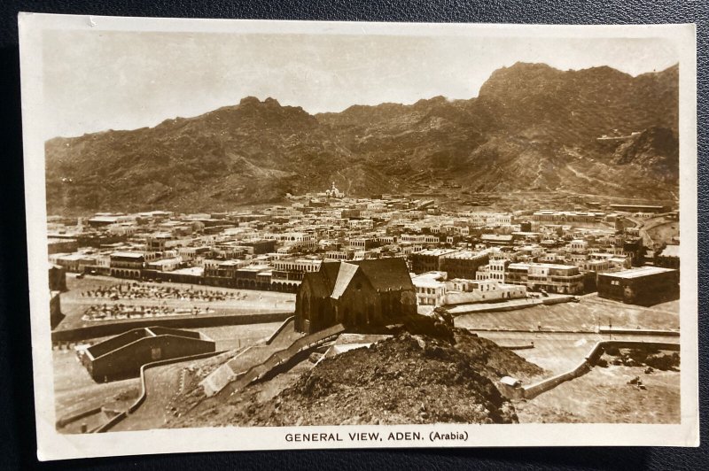 Mint Aden Real Picture Postcard City General View