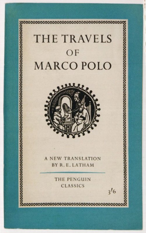 The Travels Of Marco Polo 1958 Book Postcard