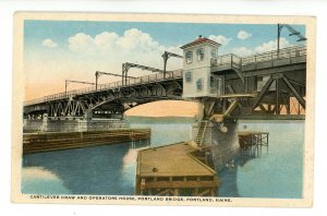 ME - Portland. Portland Bridge, Cantilever Draw & Operator's House