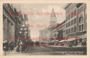 Canada, British Columbia, Vancouver, Hasting Street, Looking West, Business Area